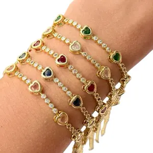 Crystalline Heart Bracelet