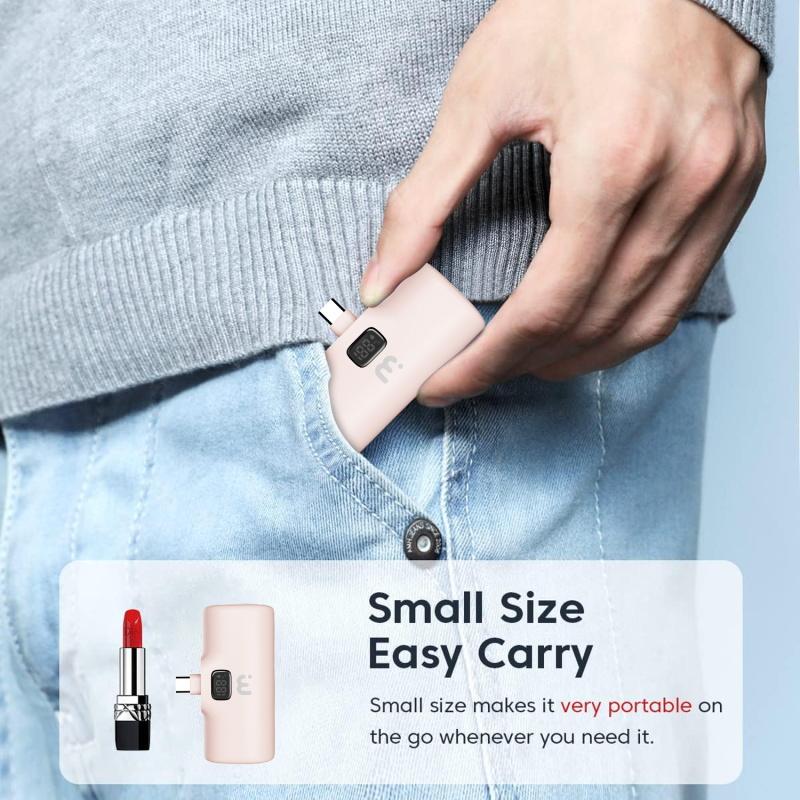 MyBat Pro 5000mAh USB-C Portable Quick Charging Power Bank with Stand Plug Go 20W Fast Charge LED Display