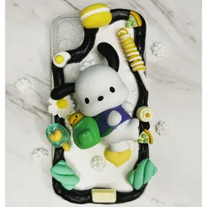Decoden Kawaii Dog Custom Phone Case Decoden Pochacco Decoden iPhone Case Kawaii Samsung Case All Models Cute Gift Kawaii Lover Pochacco