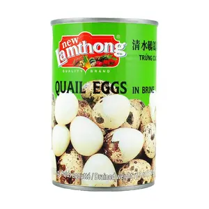 New Lam Thong Salted Quail Eggs 425g - Ready-to-Eat, Perfect for Salads, Stir-fries, Hot Pot & Mala Tang
