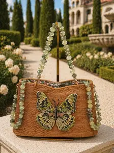 Aventurine Butterfly Crystal Tote