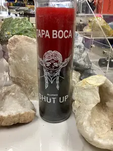 Shut your mouth candle Shut your mouth candle