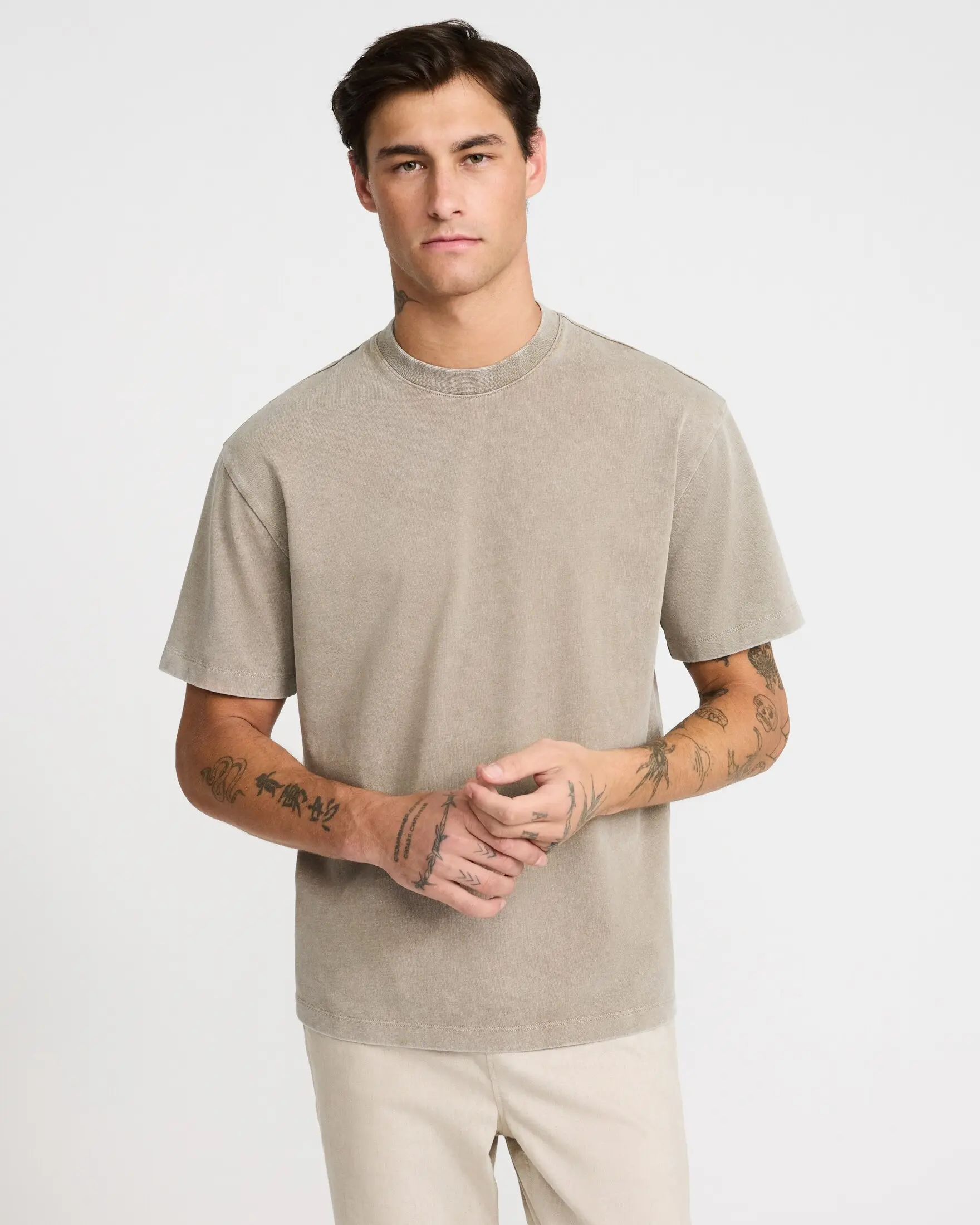 Express Classic Fit Premium Weight Garment Wash T-Shirt