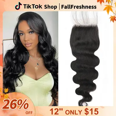 14 Inch 4x4 Closure Wig Install TikTok Shop