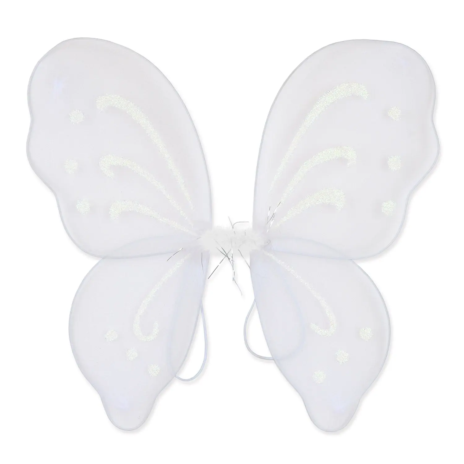 White Fairy Wings Costume Accessory