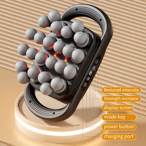 VibeBeauty 24 Head Massage Gun, with 30 levels and 3 modes, is a multi head fascia gun used to relieve soreness in the back, shoulders, abdomen, and legs. It comes with red light therapy and can be adjusted for daily use. The 24 Head Massage Gun is a gift