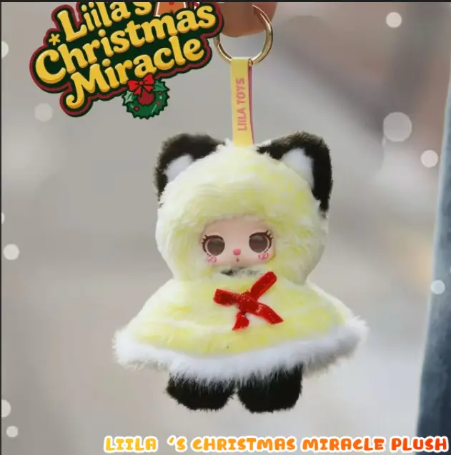 Liila's Christmas Miracle Plush Figurine - DIY Specialty Toy, Soft Cuddly Gift, Cozy Carry Collectible for Ages 18+
