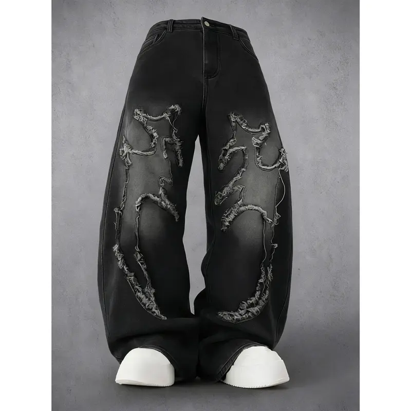 baggy y2k grunge jeans - TikTok Shop