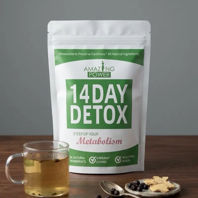 14 day Amazing power detox tea for flat belly belly and boost metabolism