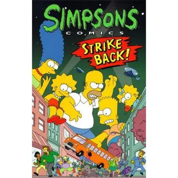USED Book - Simpsons Comics Strike Back by Groening, Matt (Paperback) - english