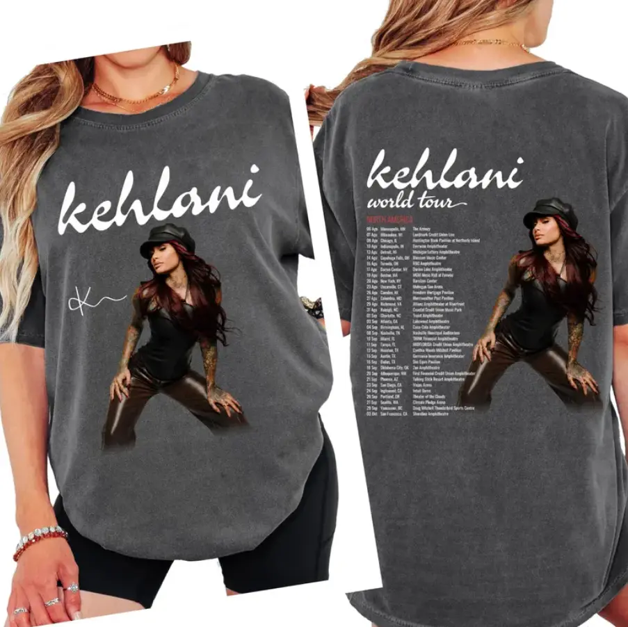 Kehlani World Tour 2026 Shirt, Folded Album Inspired Graphic Tee, Nights Like This Tour Shirt, Vintage R&B Fan Apparel