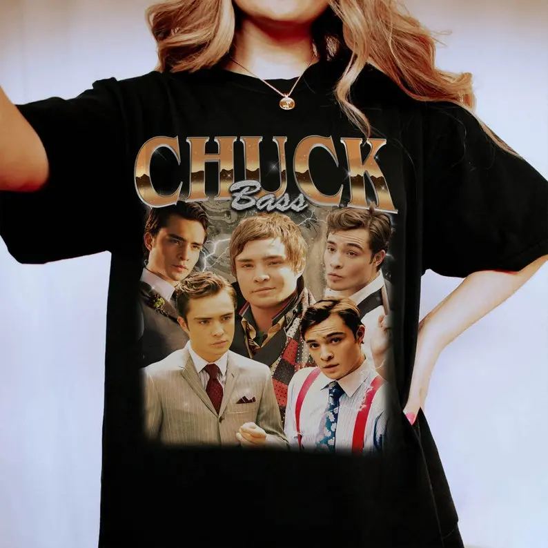 Chuck Bass Shirt | Vintage Chuck Bass Shirt | Chuck Bass Bootleg Shirt | Gossip Girl Shirt Casual Comfort