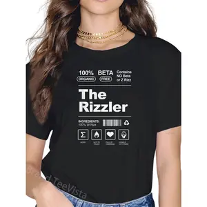100% Cotton The W Rizzler Package Design For The Rizz God T-Shirt