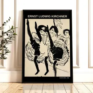 Ernst Ludwig Cabaret Dancer Museum Wall Art