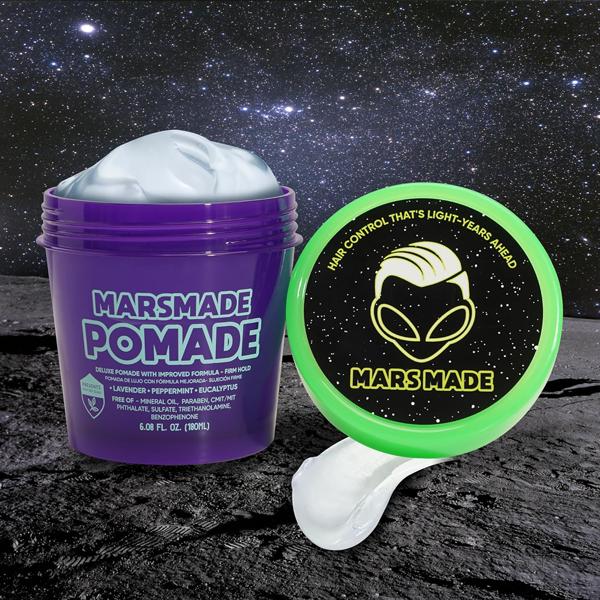 MARSMADE Hair Pomade- Official Product Edge Control & Combats Itchy Dry Scalp - Long-Lasting Hair Shine, No Flaking No Residue Cruelty Free (6 fl oz)