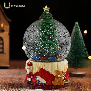 Large Clear Dome Snow Globe Winter Wonderland Centerpiece