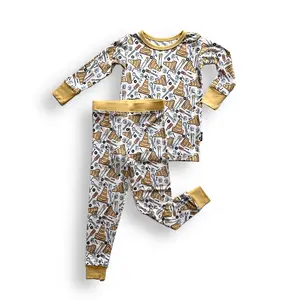 LONG SLEEVE TWO PIECE SETS- Tools, Kids Soft Bamboo Pajama Set
