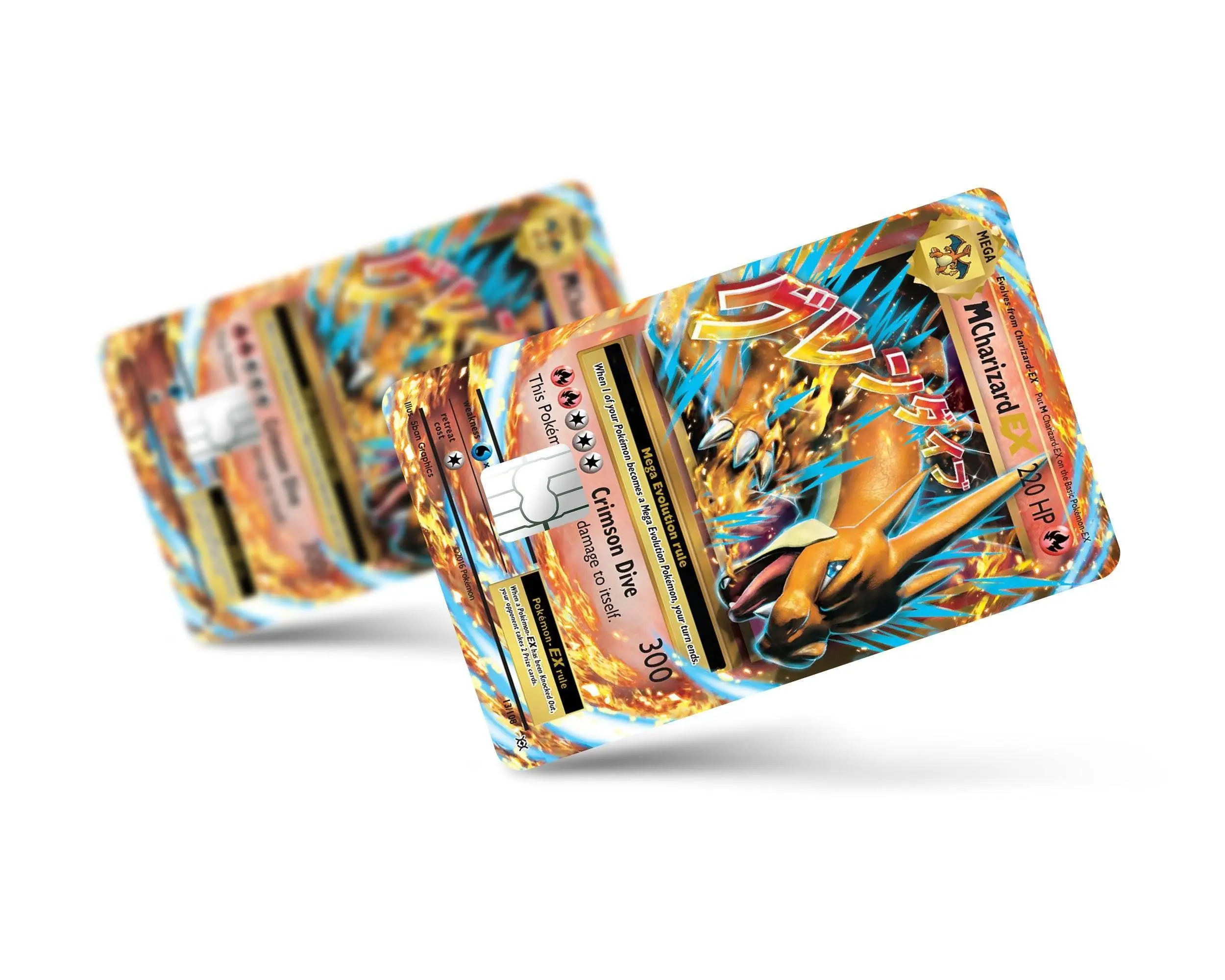 Mega Charizard Pokemon Credit Card Skin