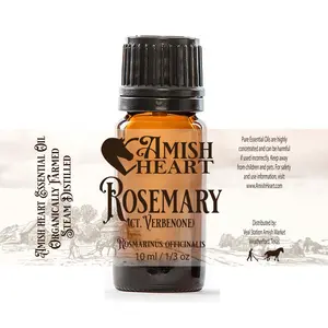 Rosemary ct. Verbenone Essential Oil | Skin & Hair Revitalizer | Amish Heart