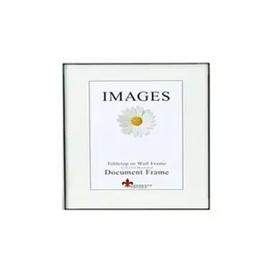 212 MAIN Rectangular Black Photo Frame with Glass, Plastic Components & Glare-Free Feature, 8.5x11", Decor & Gift Option, Pack of 6 (Model 350081)