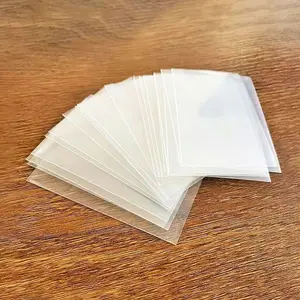 50 Transparent Card Sleeves, Waterproof Card Protectors, Office Supplies, Durable Plastic Card Holders, Ideal for Business Cards & ID