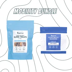 Mobility Treats Bundle, USA 100% Sourced and Produced, Healthy Single-Ingredient Human-Grade Natural Treats for Dogs and Cats- Exclusive Bundle Pack
