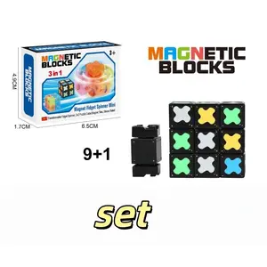 Magnetic Rubik's Cube Toy for Adults & Teens, Ideal Gift for Boys Girls Ages 8-12, Sensory Fidget Toys for Autism Spectrum Kids