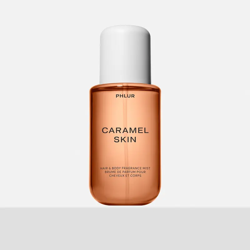 PHLUR Caramel Skin Body Mist - Full Size Hair & Body Fragrance Mist with Caramel, Vanilla Bean, Brown Sugar & Sandalwood (8 fl oz)