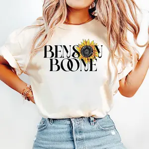 Benson Boone Sunflower Shirt, Benson Boone Merch, Benson Boone Concert T-Shirt, BBoone Music Tee, Benson Boone Tour, Fireworks Rollerblades.