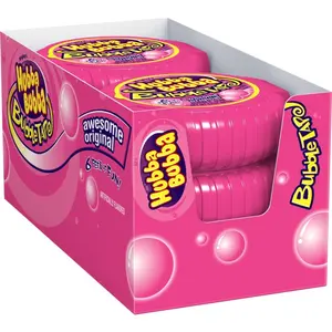 HUBBA BUBBA Gum Tape - Original Bubble Gum Bulk Pack, 2 oz, Pack of 6 Candy Bulk