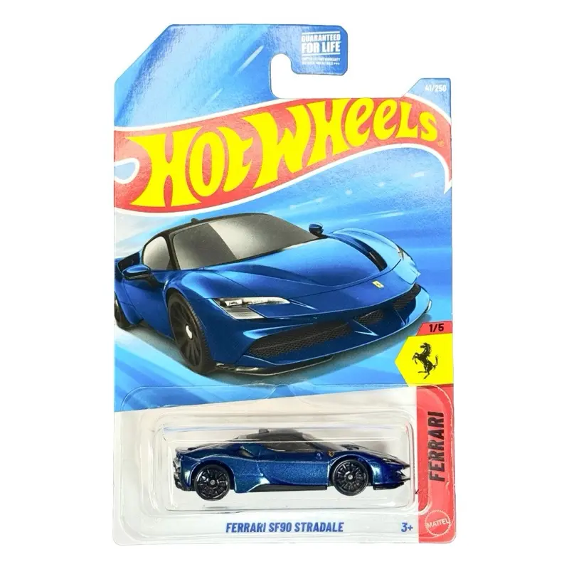 Hot Wheels Ferrari SF90 Stradale blue Mainline 41/250 Hot Wheels Ferrari SF90 Stradale blue Mainline 41/250