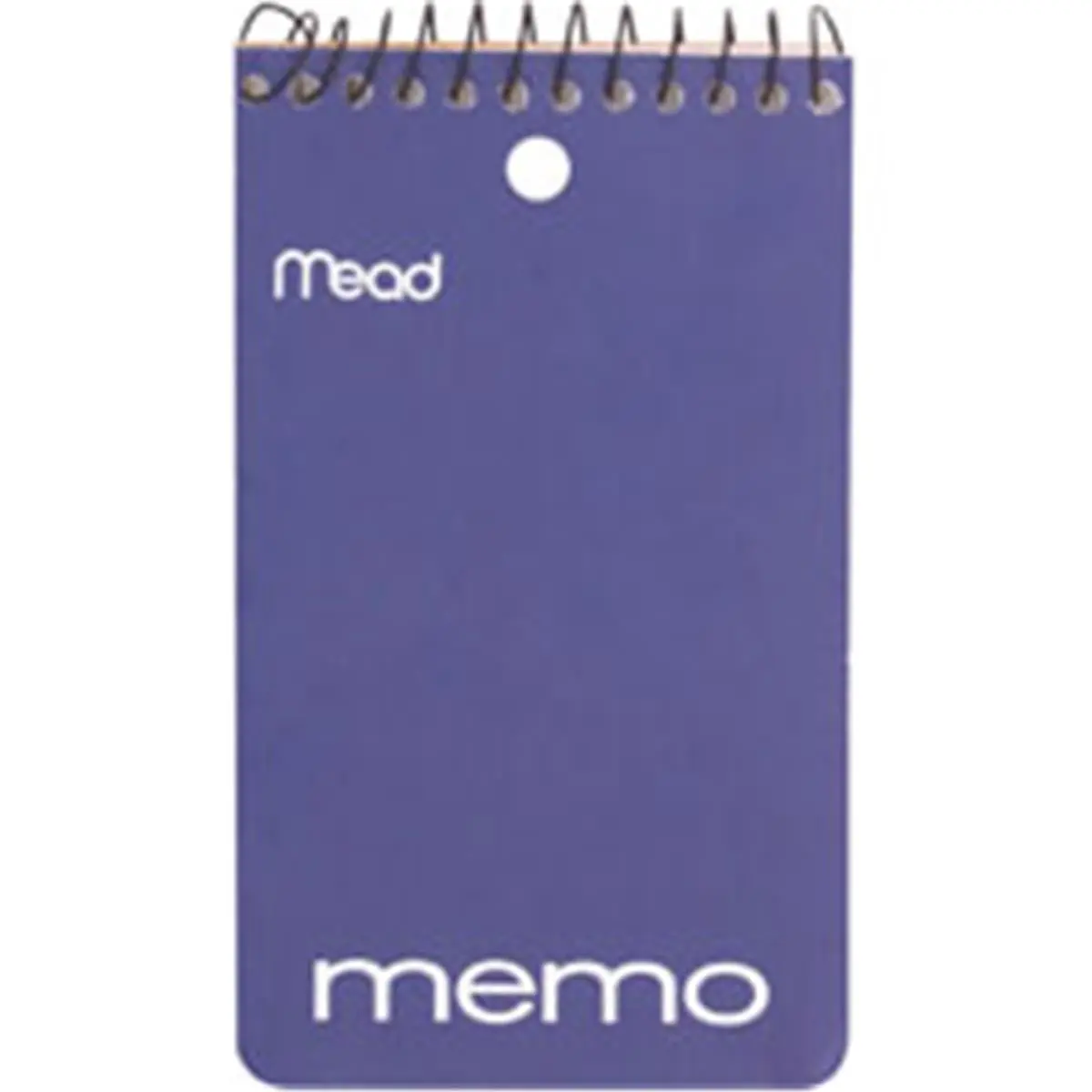 Mead Wirebound Memo Book - MEA45354PK, 1.2 lbs, Cardboard Cover, College-Ruled, Compact, Assorted Colors, Nylon-Coated Wire, 1-Hole Punched, Snap Closure, Protect Your Notes, Ideal for On-The-Go Note-Taking, Note-Taking On-The-Go, One-Hole Punched