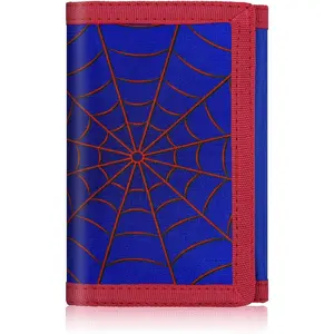 Wallet for Boys Girls, Trifold RFID Wallet with Key Chain and Zipper Pocket for  4-18 Novelty Birthday Gifts,  Pouch Purse for  Teens Outdoor  - Blue