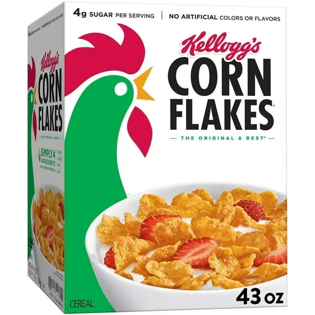 Corn Flakes Cereal, 43 oz. Corn Flakes Cereal, 43 oz.
