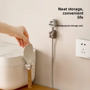 FaSoLa multi-purpose no-nail, traceless hook, multifunctional wall and kitchen hook, universal silicone hook for office use