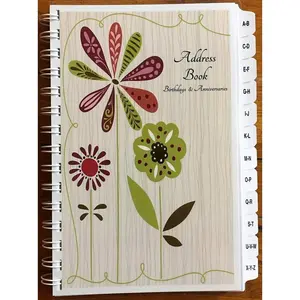 Large Print Address Book with A-Z Tabs Birthday Anniversary Calendar Family Record Keeper Personalized Gifts