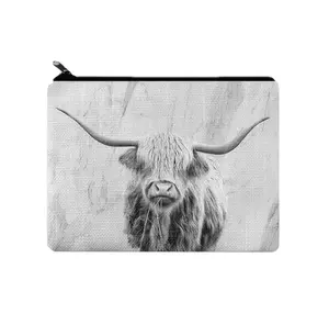 Long Horn Make Up Pouch