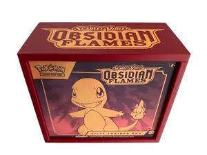 Obsidian Flames ETB Box Protector Case (ETB NOT INCLUDED)