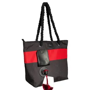 Eterno Vino - Water Resistant Wine Purse With Hidden Spout - Tote Bags for the Beach and Travel