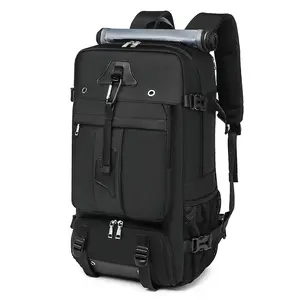 Travel Backpack 50L New Premium - Unisex Extra Large Laptop Backpack for Hiking, Climbing & Business Trips, Waterproof, Black