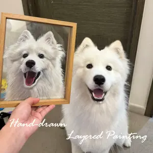 Hand-Drawn 3D Pet Portrait | Every Angle Brings Your Pet to Life