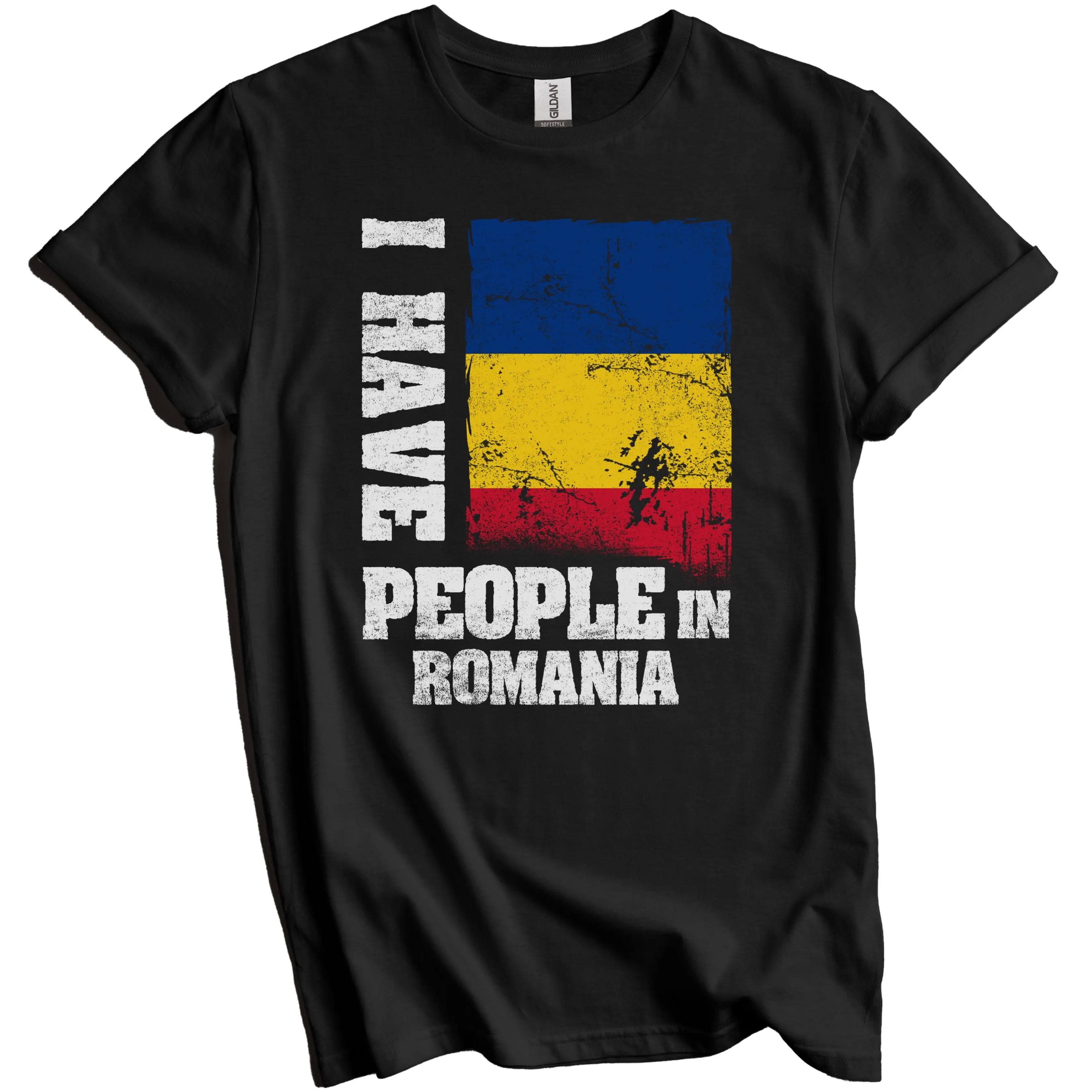 I Have People In Romania Romanian Flag T-Shirt