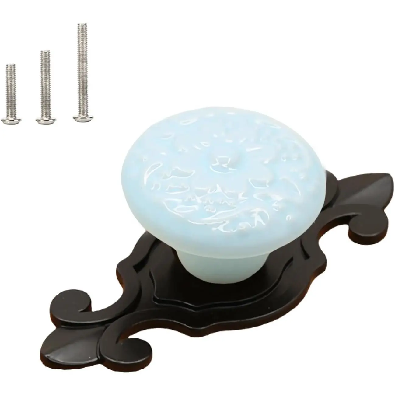 LightBlue Knob + Black Base
