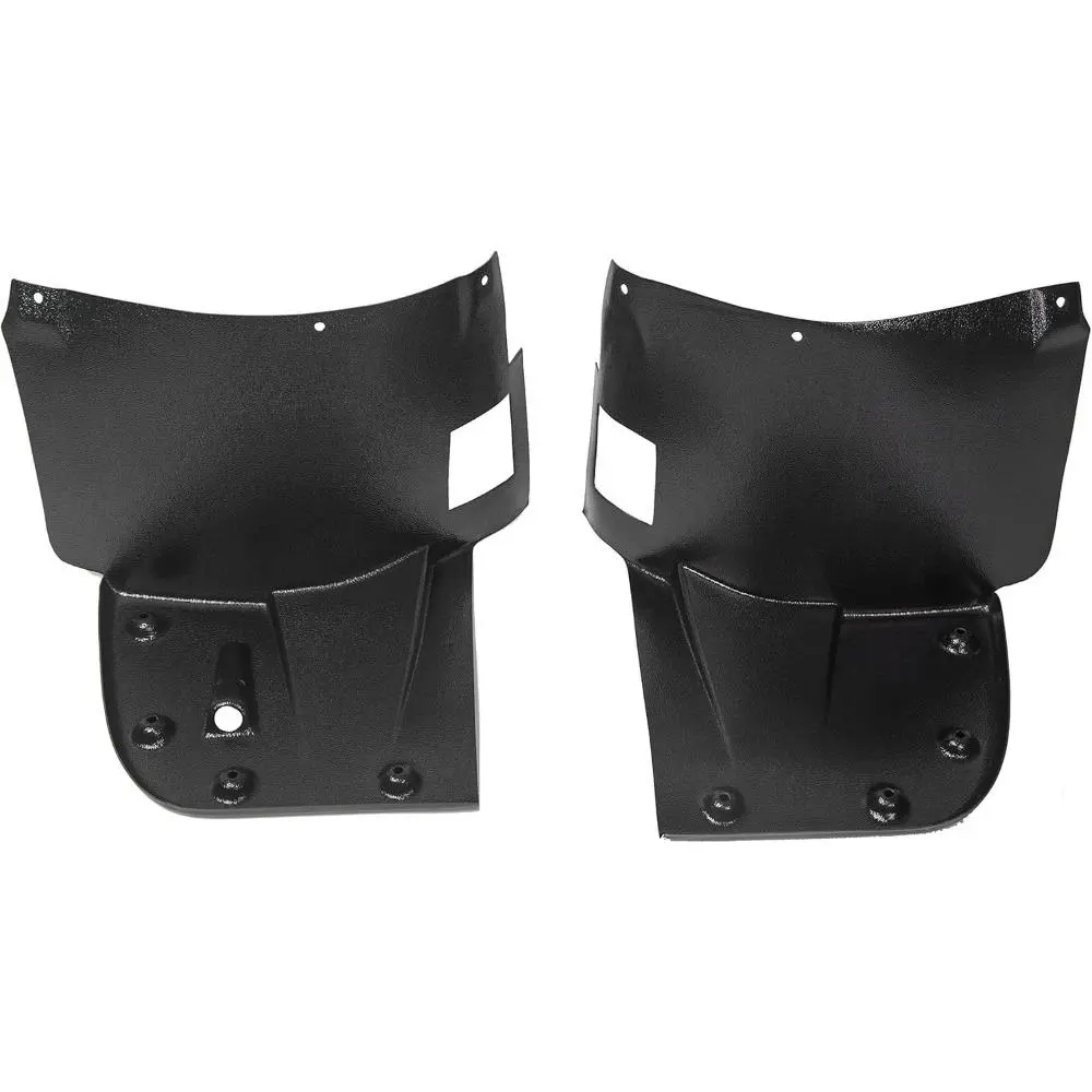 Front Bumper Splash Panel Liner Trim with Hardware Incl. - High-Durability Impact-Resistant Plastic, Compatible with 1996-2004 BMW 5 Series E39 M5, Replacement for 51712694832 51712694899, Pair of Splash Protection Quarter Panel Covers