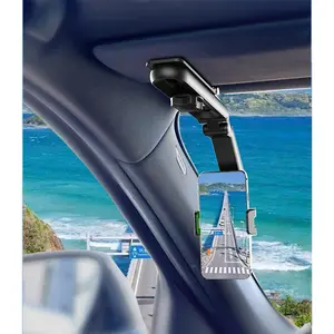 Sun Visor Phone Holder for Car Multifunctional 360° Rotating Sun Visor Cell Phone Holder with IPhone/Samsung/Android Valentine's Day gift Tiktok Shop