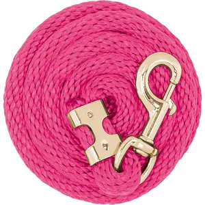 Weaver Equine Performance Lead Rope, Long Horse Lead Rope with Quick Halter Attachment, Soft Comfort Grip, Barn Horse Tack for Daily Use & Showing
