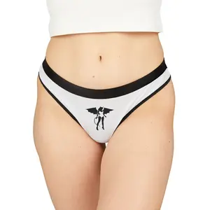 Donny's Devil Antimicrobial Women's Thongs - Comfort Fit, Ladies Underwear, Lingerie Gift, Everyday Wear, Cute Panties