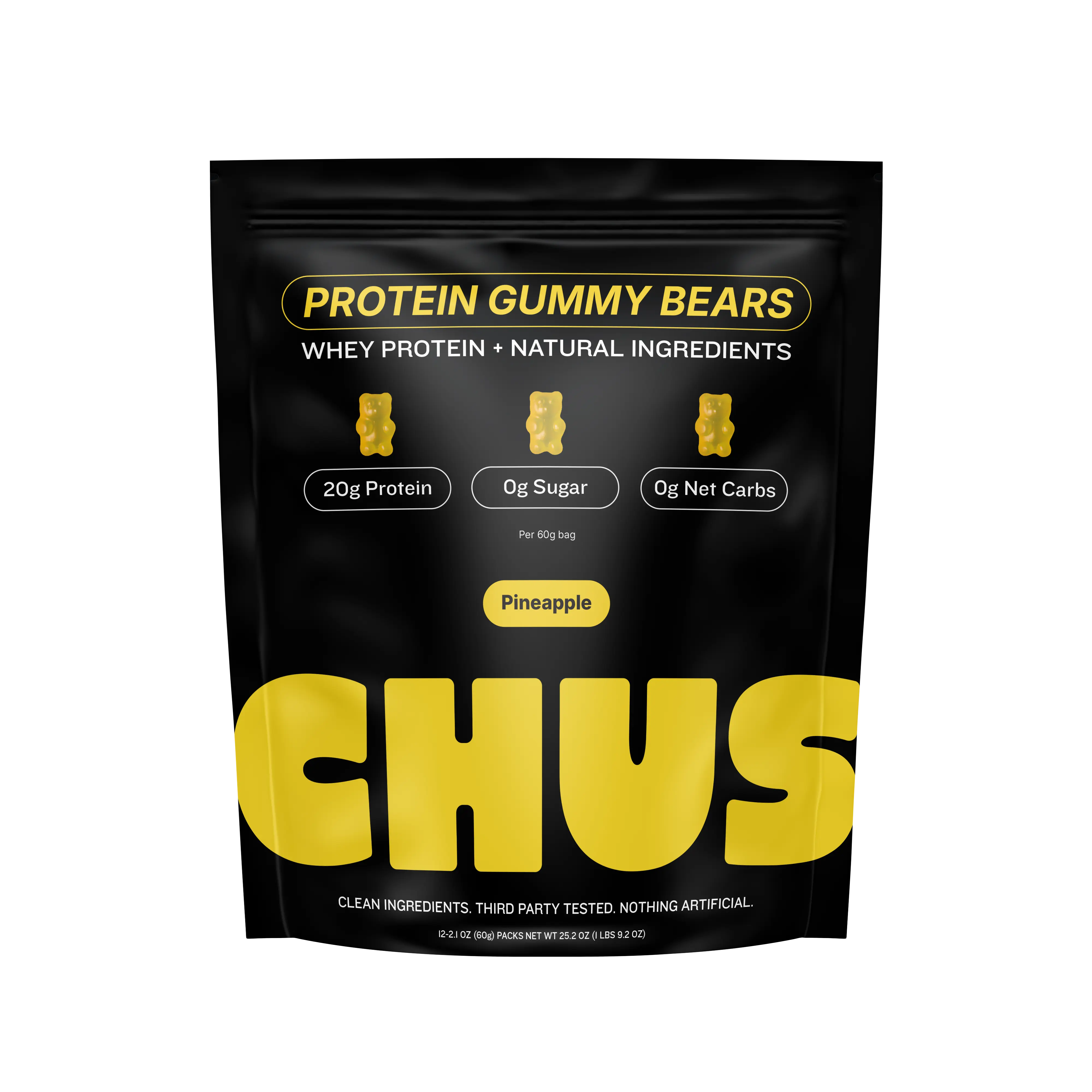 Chus Protein Gummies Pineapple Flavor