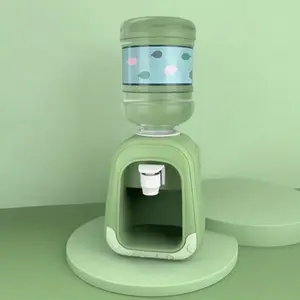 Mini Water Dispenser Toy, Simulated Water Dispenser Toy, Pretend Play Toy, Parent-child Interactive Kitchen Game Toy, Gift for Kids, Play Kitchen Accessories