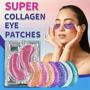 Gel Eye Mask Set, Eye Patch, 20 Pieces for Men & Women, Soothes Puffy Eyes, Reduces Dark Circles, Smooths Fine Lines, Ideal Gift for All Genders